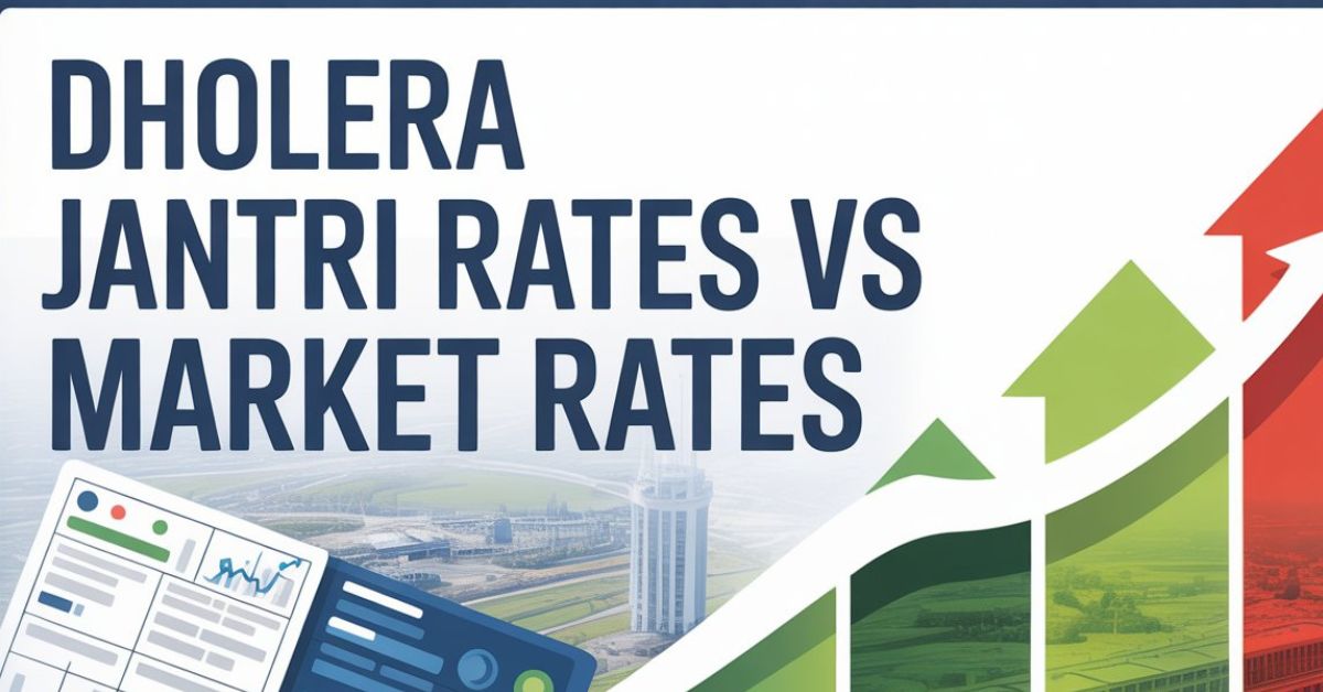 Dholera Jantri Rates vs Market Rates
