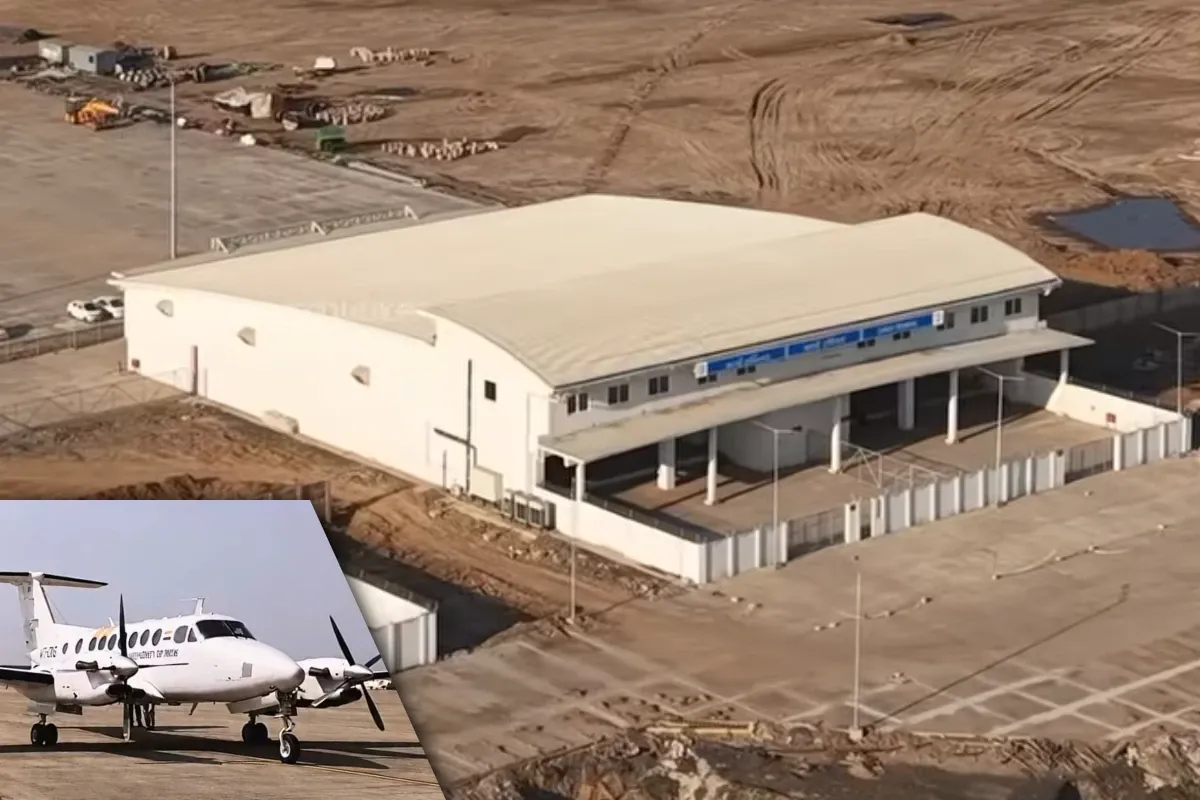 Dholera Airport terminal construction